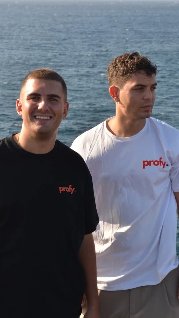 Antonio Naranjo y Tiago García, fundadores de Profy